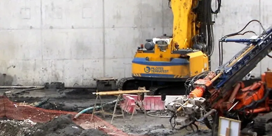 Conception d'injections (grouting) à Dunkerque : contrôle des sols perméables